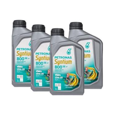 Imagem de Óleo 10w30 API SP Semi Sintetico - 4 Litros - PETRONAS SYNTIUM 800 SE 