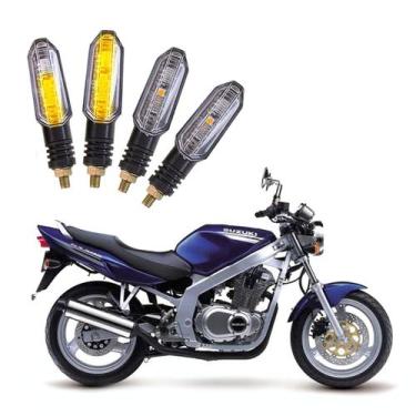 Imagem de Kit 4 Setas Sequenciais Pisca Led Universal Modelo P50S Suzuki GS 500 