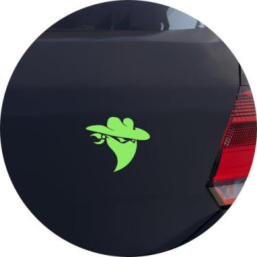 Imagem de Adesivo de Carro Sertanejo Cowboy Bandido - Cor Verde Claro - Melhor A