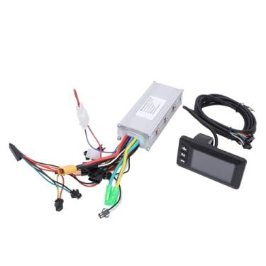 Imagem de Kit de Controlador de Bicicleta Elétrica, 500W 28A 36V 48V 60V Controlador Sem Escova de Liga de Alumínio Com Display LCD G51, Material ABS, à Prova D'água, Acessório DIY
