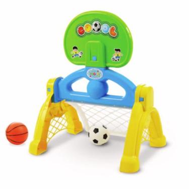 Imagem de Brinquedo Infantil Futebol Basquete Crianças Centro Esportivo Maral