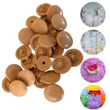 Imagem de Botões de Pressão de Plástico Ritas 12mm Varias Cores Pacote com 50 jo