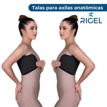 Imagem de Talas Para Axilas Lipoaspiração Anatômicas Rigel  01 Par, Preto