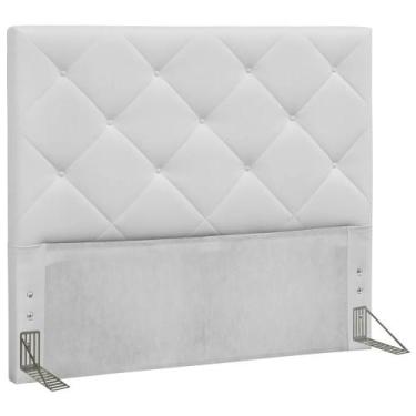 Imagem de Cabeceira Box Solteiro Italia 90 cm Corano Branco - MD Poltronas