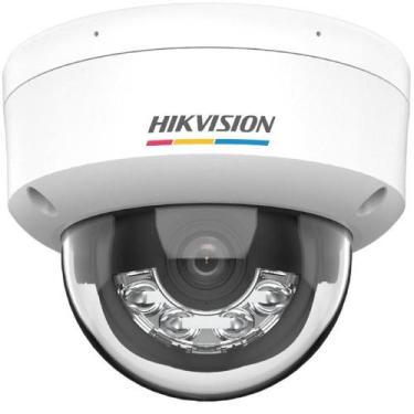 Imagem de Câmera de rede, domo fixo ColorVu Hikvision, 4 MP, com luz híbrida int