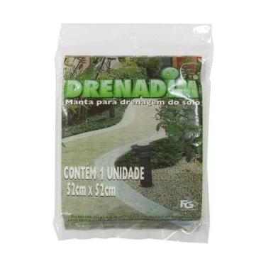 Imagem de Manta Drenadim Drenagem para Jardim - 52x52cm - FG Import