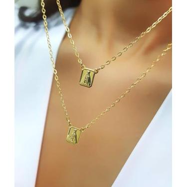 Imagem de Escapulário Nossa Senhora Aparecida Banhado  a Ouro - Lazzuli Joias