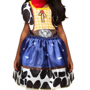 Imagem de Vestido para Festa Junina Fantasia Cowgirl Xerife Menina 2 a 10 Anos -