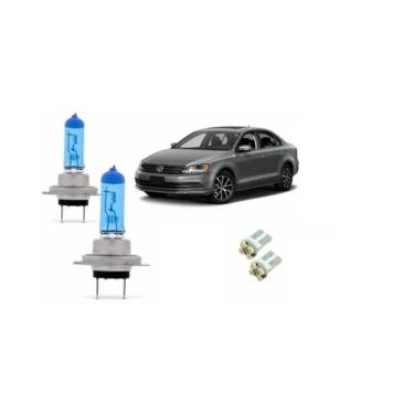 Imagem de Lampada Vw Jetta Super Branca Farol Baixo 8500K Homologada