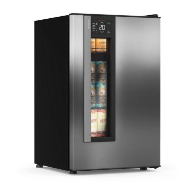 Imagem de Cervejeira Beer Maxx One Inverter 98l Porta Inox Digital +2 A -6ºc Vn12tpi 220v - Metalfrio 220v