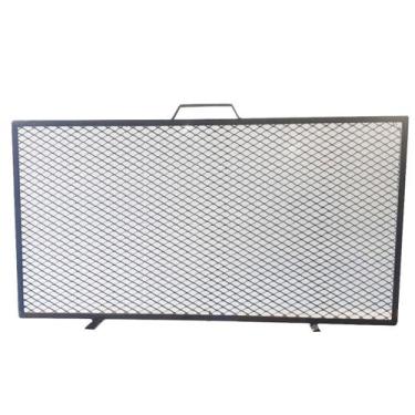 Imagem de Tela Grade De Proteção Lareiras 77x40,5 Ouro Envelhecido - LAURINDOS C