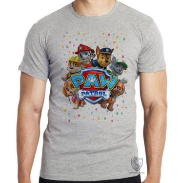 Imagem de Camiseta  Patrulha Canina equipe Blusa criança infantil juvenil adulto