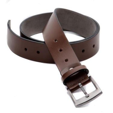 Imagem de Cinto Masculino De Couro Linha Premium Social Cor Café - Duvelmon, Caf