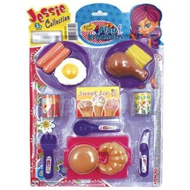 Imagem de Cartela Lanche Frango Ovo Time Coleção Jessie Play Kitchen - Pica Pau