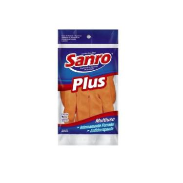 Imagem de Luva de látex plus - tamanho p - sanro - 1 par
