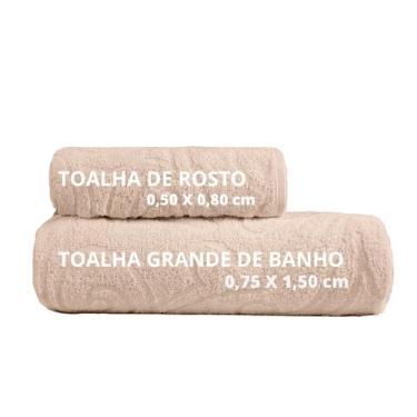 Imagem de Toalha de Banho e Rosto Grossa 100% Algodão Suave e Macia - Bella Enxo