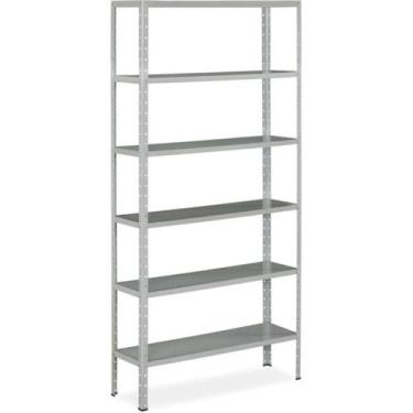 Imagem de Estante/armario prateleira de aço 30cm 6 bandejas -150 kg - 7908789668