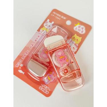 Imagem de Corretivo Em Fita Com Borracha 2 Em 1 Fofo Kawaii CP-9384 - DAFU, Roxo