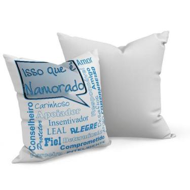 Imagem de Almofada Quadrada Namorados - Planetarte, Isso que é namorado