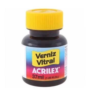 Imagem de Verniz Vitral Acrilex 37 Ml Cor Preto 520