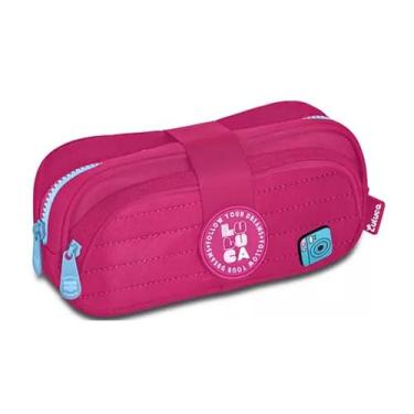 Imagem de Estojo Duplo Escolar Rosa Luluca LU24641 - ClioStyle