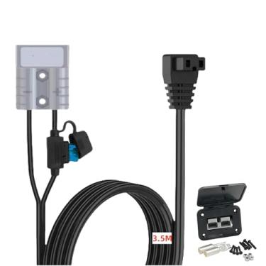 Imagem de CNImpetus Cabo de alimentação de 3,5 m com plugue SB50 50A e capa contra poeira para geladeira, geladeira de 12 V, freezers, trailer, geladeira, portátil, geladeira/freezer, compressor elétrico