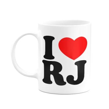 Imagem de JPS INFO, Caneca I Love RJ - Rio de Janeiro - 325ml branca