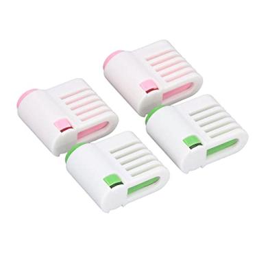 Imagem de Cortador de Pão, Cortador de Pão de Massa Fermentada Guia de Fatiador de Pão de 5 Camadas, Cortador de Nivelador de Bolo DIY de 4 Unidades, Ferramenta Divisora ​​auxiliar de Pão