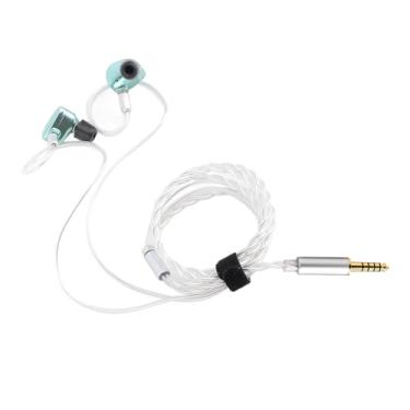 Imagem de Fone de Ouvido IEM, Fone de Ouvido Com Fio de Cobre Banhado a Prata de Liga de Alumínio de 10 Mm para Jogos (4,4 mm)