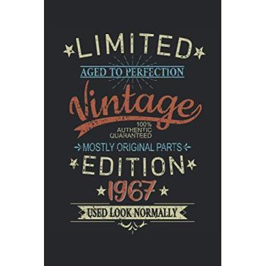 Imagem de 54. Geburtstag Limited 54 Jahre Edition 1967 Graphic Deko Vintage: NOTIZBUCH - Lustiges Retro Geburtstags Geschenk, Geschenkidee - A5 (6x9) - 120 ... Planer, Geburtstag, Lustig, Jahrgang, Spruch