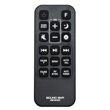 Imagem de AKB74815321 Sistema de substituição de barra de som, controle remoto, compatível com alto-falante LG Home Theater Sound Bar SPJ5B-W SJ5 SH5 SH4 SH5B SJ4Y SJ5Y SPJ4B-W