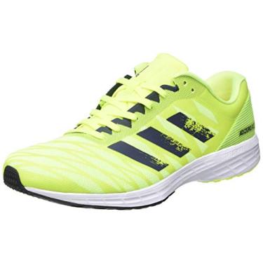 Imagem de adidas Tênis de corrida masculino Adizero Rc 3 M, amarelo, 45, Amarelo Solar Crew Navy Hi Res Yellow, 42