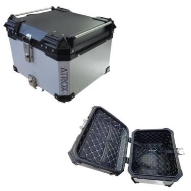 Imagem de Bauleto Moto Modelo Adventure Bau Universal Com Suporte - C/forração -