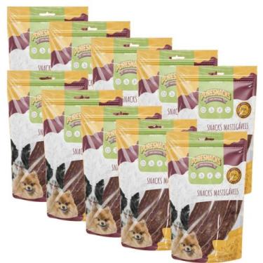 Imagem de Snack Cachorro Petisco Narutal Filezinho Puresnack Kit 30un - PURESNAC
