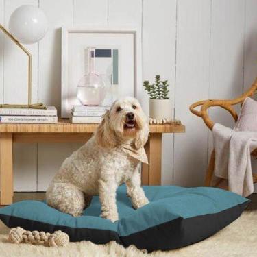 Imagem de Caminha Pet Duo Dream Macio Luxo Quadrado Almofada Para Cachorro Gato 