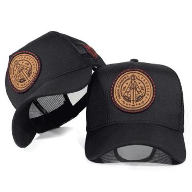 Imagem de Boné Nossa Senhora Aparecida Trucker Modelo Country Envio Imediato - P