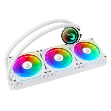 Imagem de Water Cooler Rise Mode Aura Frost Pro 360mm - ARGB - Branco - RM-WCF-07-ARGB