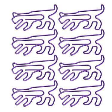 Imagem de 100pcs Fofos Estilo Animal Clipes de Papel Fofos, Clipes de Papel Sofisticados Clipes de Papel Eletroplatados Com Clipes de Papel Anti -deslizamento para Escritório e Escola