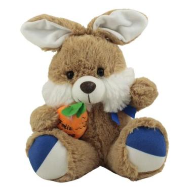 Imagem de Coelho de Pelúcia Cenourinha Médio - ROSRO