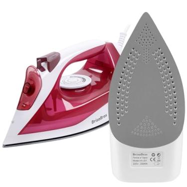 Imagem de Ferro de Passar Roupa a Vapor BrisaBras, Base Antiaderente, Produtos Para Passar Roupa com Vapor Ajustável, Anti-gotejamento, Leve, Auto-Limpeza, Adequado Para Todos os Tecidos (220V)