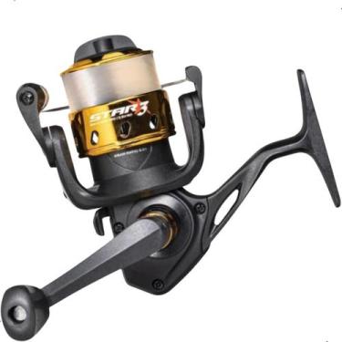 Imagem de Molinete De Pesca Star3 Marine Sports 3rol 5.21 Com Linha, Dourado gol