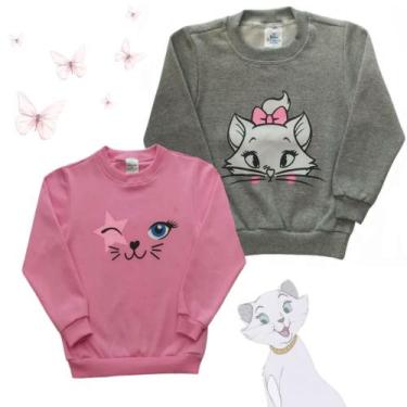 Imagem de Kit 2 Blusas De Moletom Infantil Paraiso Do Conjunto 4 Ao 8 - Paraíso 