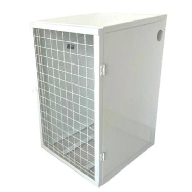 Imagem de Gabinete para Segurança de Gás P/ 1 Botijão Porta de Tela - Branco - V