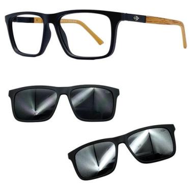 Imagem de Oculos Mormaii 6112 Swap 4 AFL Com 2 Clipons Cinza e Prata, Afl