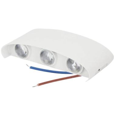 Imagem de Arandela Luminaria Parede Meia Lua 6W Iluminaçao 6 Fachos Decoraçao Ca