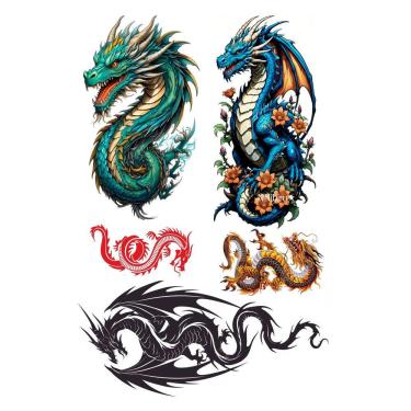 Imagem de 5 Tatuagens Temporaria Drações
