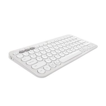 Imagem de Teclado sem fio Logitech Pebble Keys 2 K380s - Tonal White