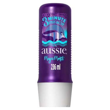 Imagem de Tratamento Aussie Mega Moist 3 Minute Miracle Super Hidratação 236ml