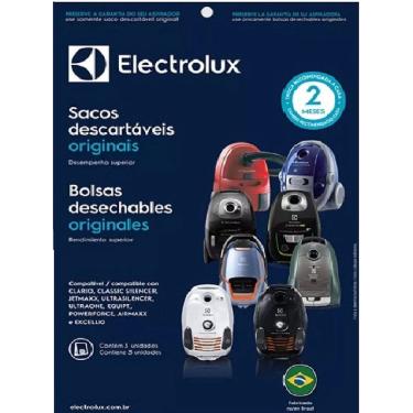 Imagem de Kit Com 3 Sacos De Aspirador Electrolux Clario