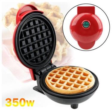 Imagem de Máquina De Fazer Waffle Grill Panqueca Elétrica Prática - MINI WAFLLE